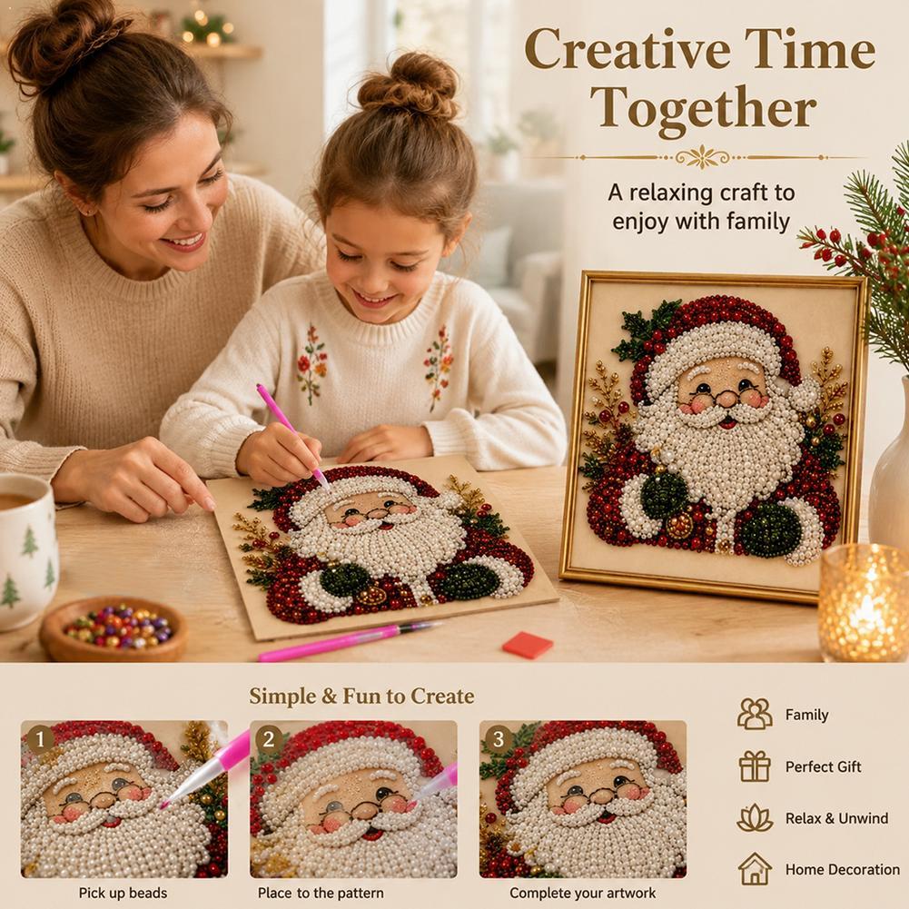 Resin Art Work - Kit de Arte com Pérolas DIY