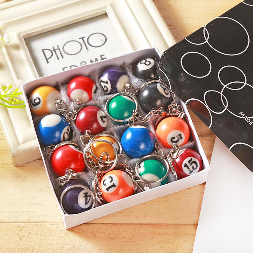 Resin Art Alphabet - 16 pçs/set mini chaveiro em forma