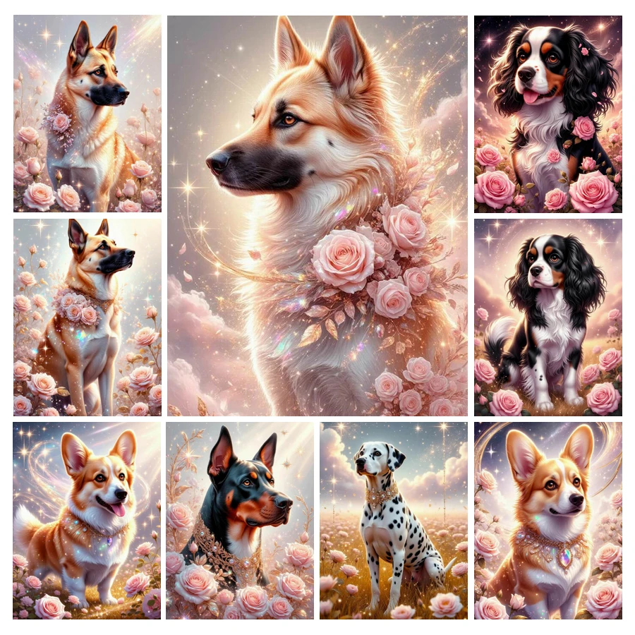Resin Art Rose - Nova Coleção 2026: Pintura Diamante de