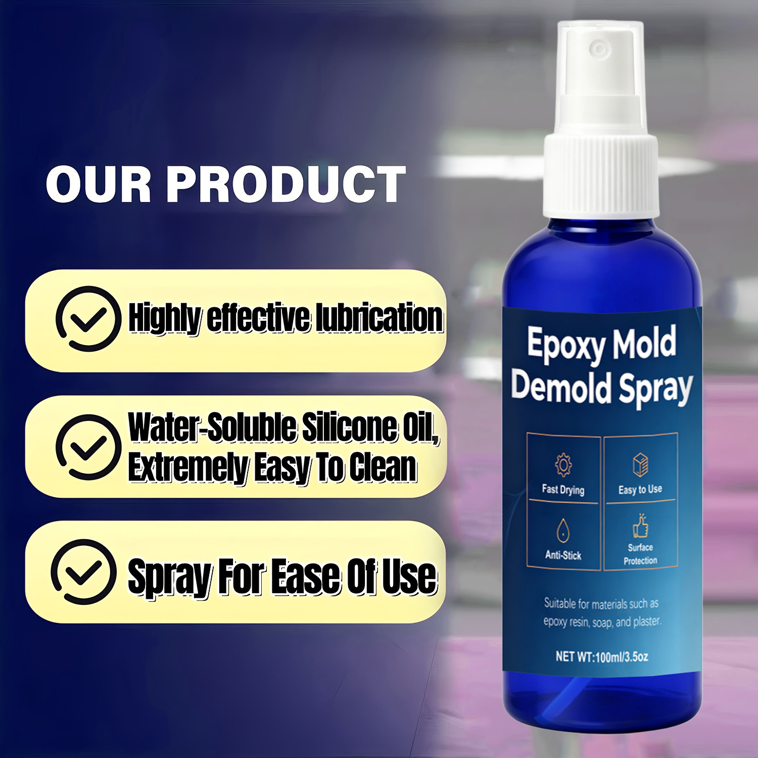 Spray Desmoldante para Moldes  - Release Spray Silicone avaliação e preço