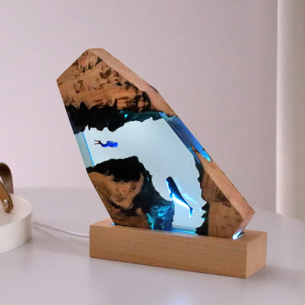Nova Decoração de Mesa para Ca - Resin Art Wedding Gift avaliação e preço