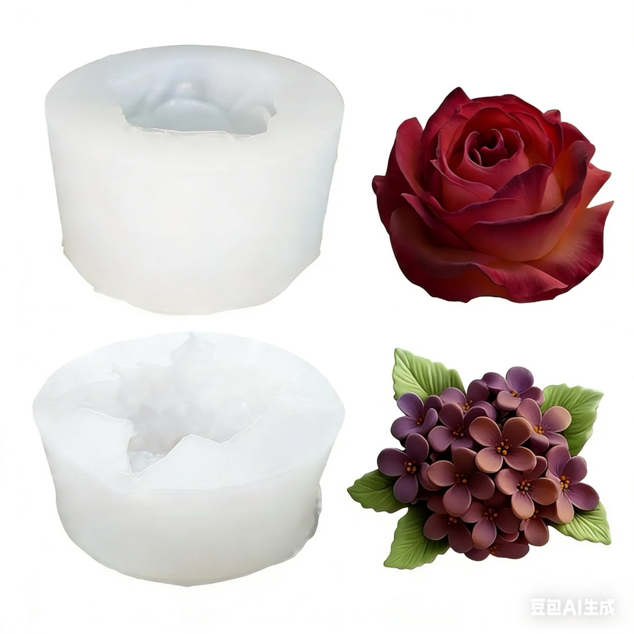 Conjunto de 2 moldes de silico - Resin Art Wedding Gift avaliação e preço