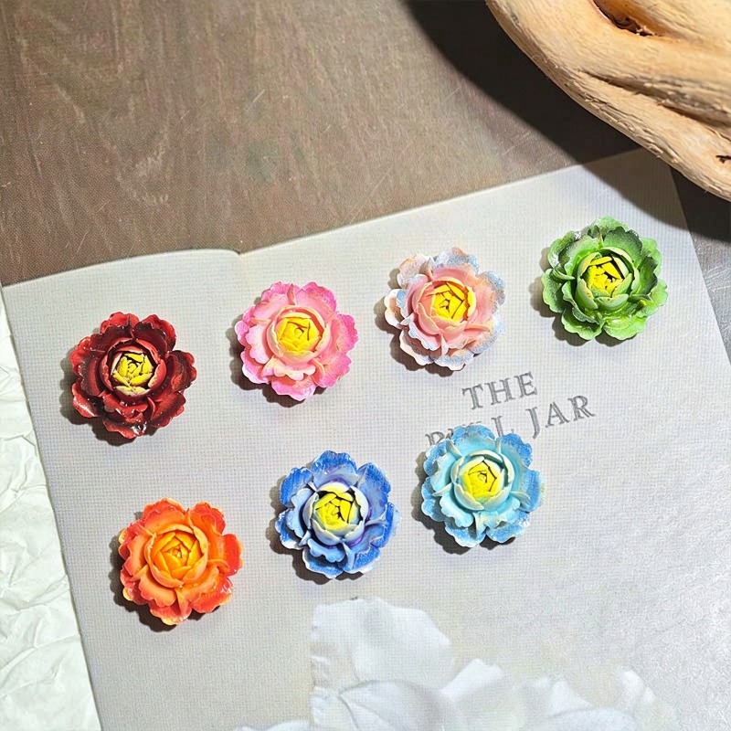 50 peças de cabochões de resin - Resin Art Rose avaliação e preço